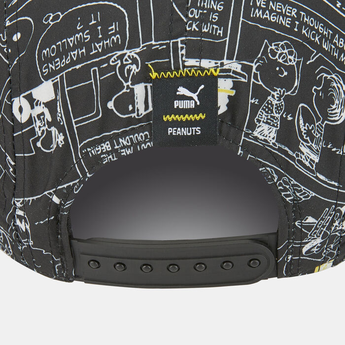 PUMA Kids' x Peanuts 5 Panel Cap Black PUMA Kids' x Peanuts 5 Panel Cap Black image number 1