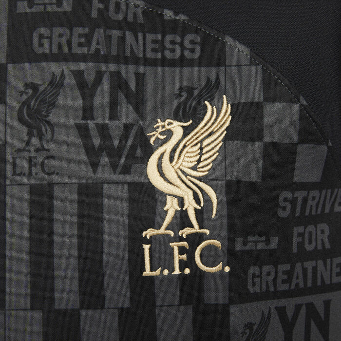Nike Men's Liverpool F.C. Stadium LeBron Dri-FIT Replica Football Shirt Black Nike Men's Liverpool F.C. Stadium LeBron Dri-FIT Replica Football Shirt Black image number 5