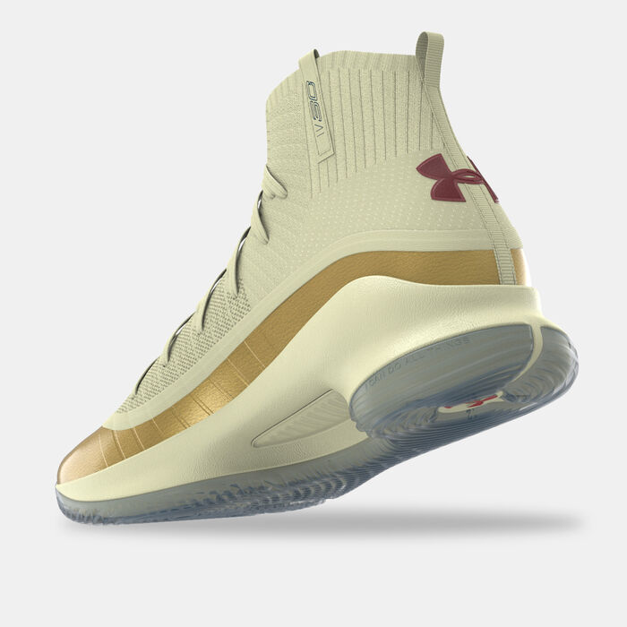 Under Armour Men's Curry 4 Retro Basketball Shoes yellow Under Armour Men's Curry 4 Retro Basketball Shoes yellow image number 2