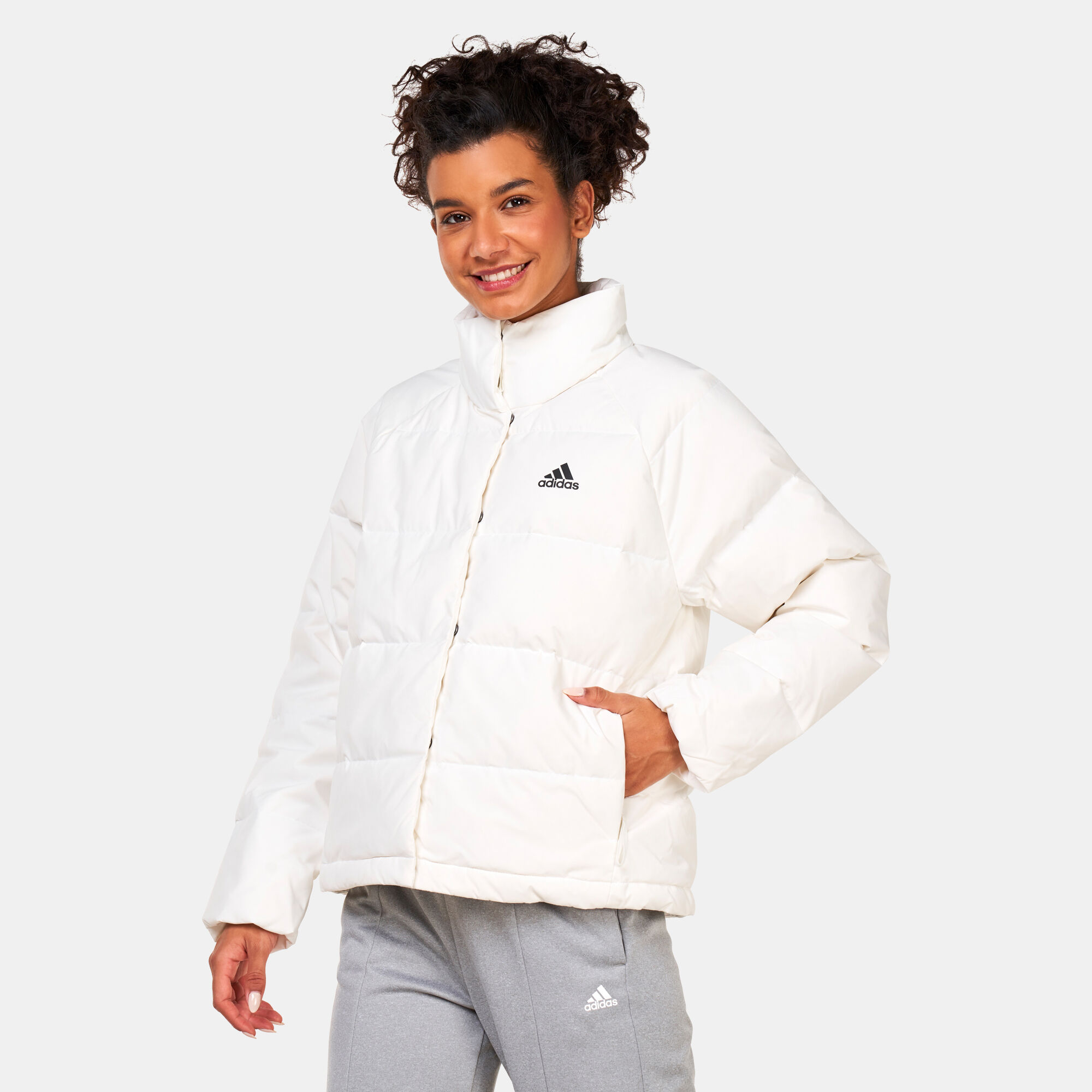 White womens adidas jacket on sale