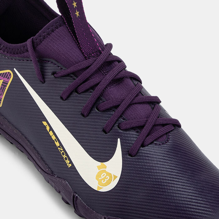 Nike Kids' Mercurial Vapor 16 Academy KM Turf Ground Football Shoes Purple Nike Kids' Mercurial Vapor 16 Academy KM Turf Ground Football Shoes Purple image number 4