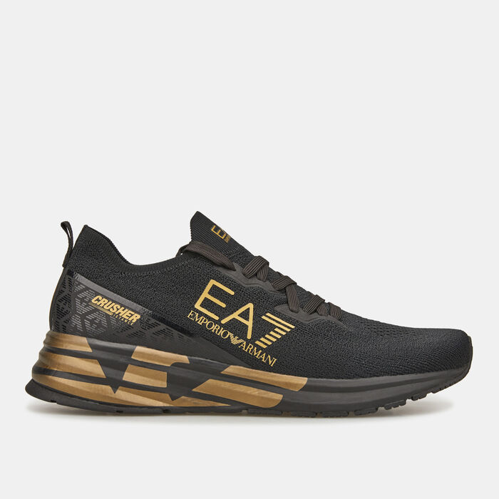 EA7 Emporio Armani Men's Crusher Distance Knit Shoe Black EA7 Emporio Armani Men's Crusher Distance Knit Shoe Black image number 0