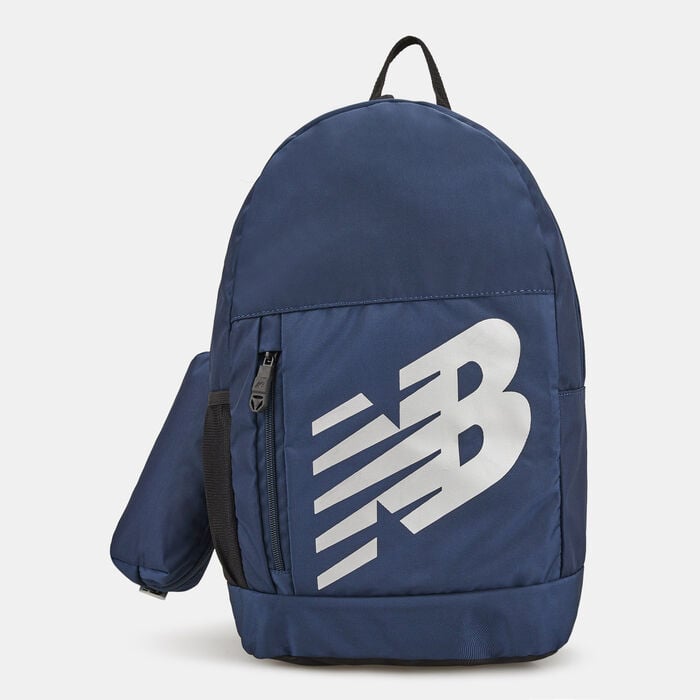 New Balance Kids' Logo Backpack with Pencil Case Blue New Balance Kids' Logo Backpack with Pencil Case Blue image number 0