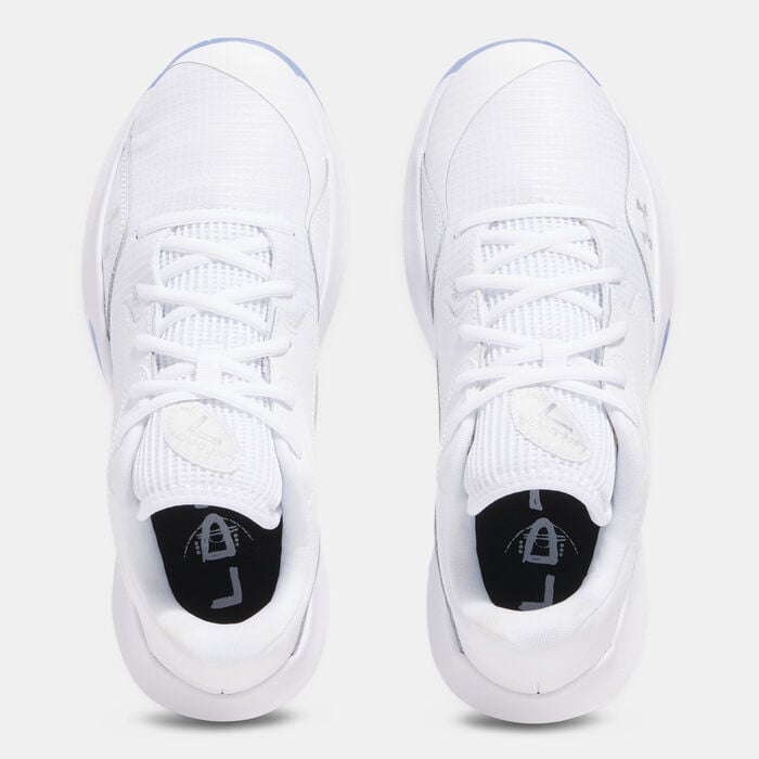 Under Armour Lockdown 7 Low Basketball Shoes White image number 4