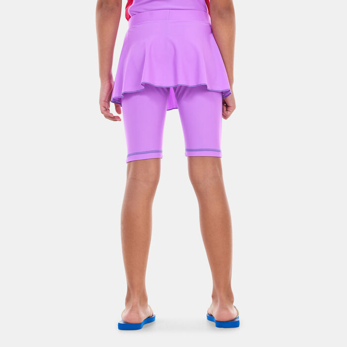 COEGA Kids' Skirted Swim Long Shorts Purple COEGA Kids' Skirted Swim Long Shorts Purple image number 1