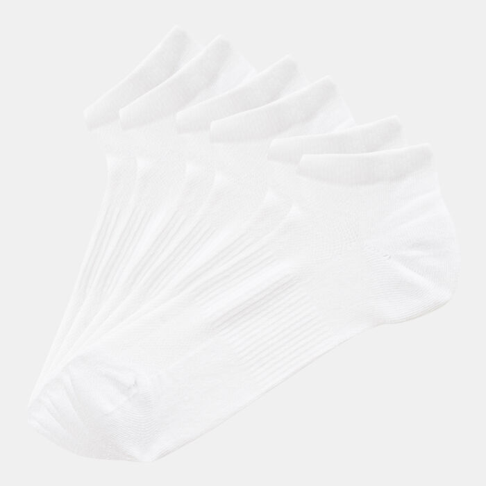 Dropkick Men's Sports Ankle Socks (3 Pairs) White Dropkick Men's Sports Ankle Socks (3 Pairs) White image number 1