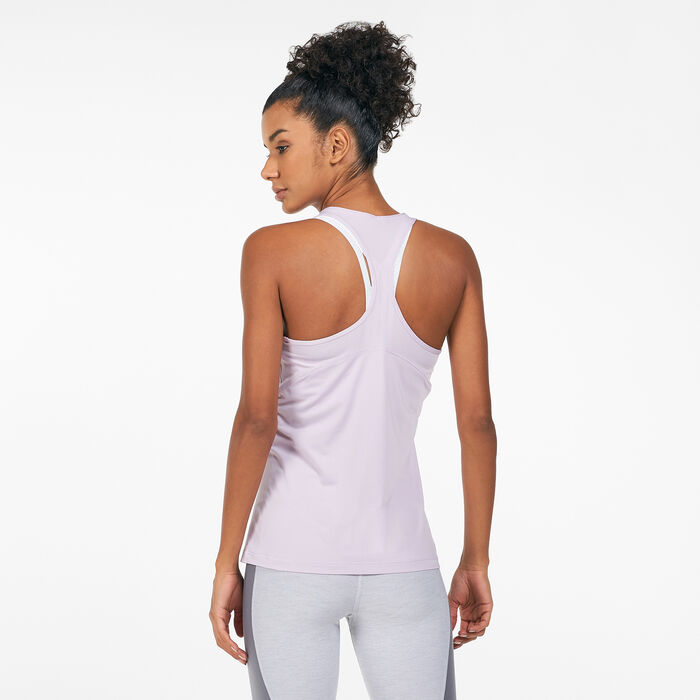 Nike Women's Pro All Over Mesh Tank Top Purple Nike Women's Pro All Over Mesh Tank Top Purple image number 1