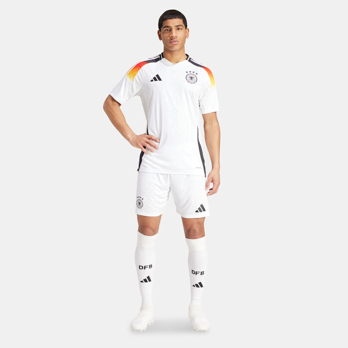 adidas Men's Germany 24 Home Football Shorts White adidas Men's Germany 24 Home Football Shorts White image number 2