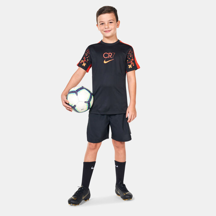 Nike Kids' Dri-FIT CR7 Football Jersey Black Nike Kids' Dri-FIT CR7 Football Jersey Black image number 2