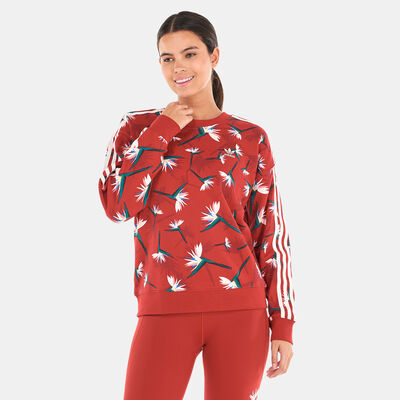 adidas Originals Women's Thebe Magugu Crew Sweatshirt Multi-Color adidas Originals Women's Thebe Magugu Crew Sweatshirt Multi-Color