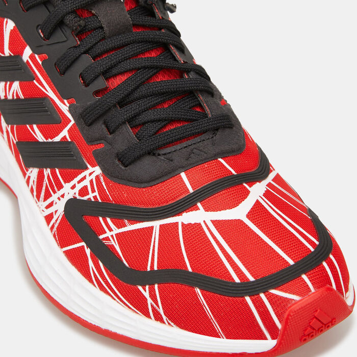 adidas Kids' Marvel Duramo 10 Miles Morales Lace Shoe Red adidas Kids' Marvel Duramo 10 Miles Morales Lace Shoe Red image number 4