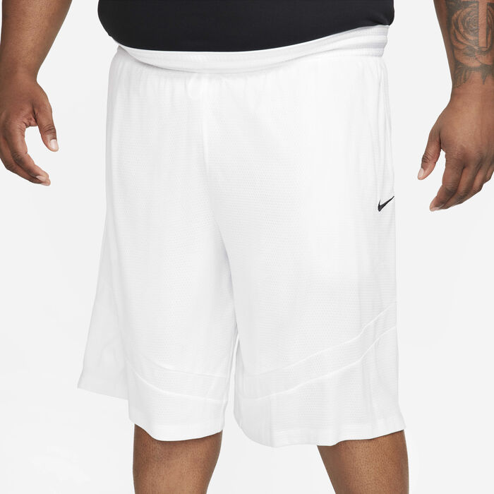 Nike Men's Icon Dri-FIT Basketball Shorts White Nike Men's Icon Dri-FIT Basketball Shorts White image number 8