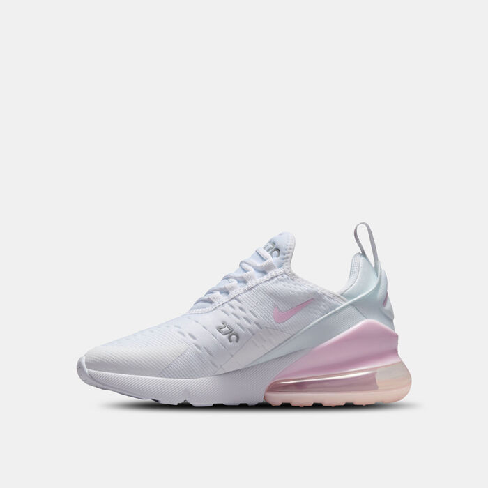 Nike Kids' Air Max 270 Shoes White Nike Kids' Air Max 270 Shoes White image number 2