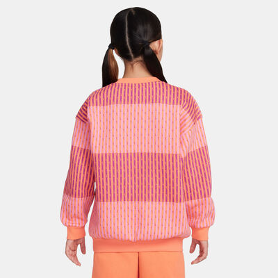 Nike Kids' Sportswear Club Fleece Sweatshirt (Older Kids) Pink