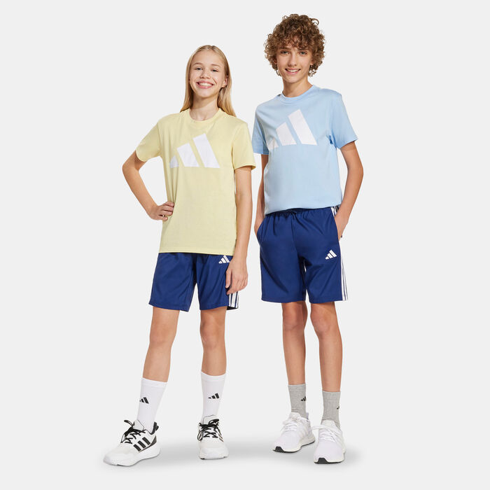 adidas Kids' Essentials Shorts Blue image number 4