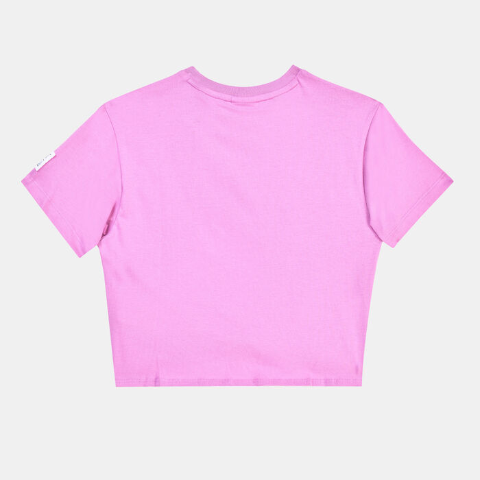 PUMA Kids' x SMILEYWORLD Knot T-Shirt Purple PUMA Kids' x SMILEYWORLD Knot T-Shirt Purple image number 1