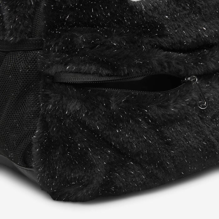 Nike Kids' Faux Fur Backpack Black Nike Kids' Faux Fur Backpack Black image number 4