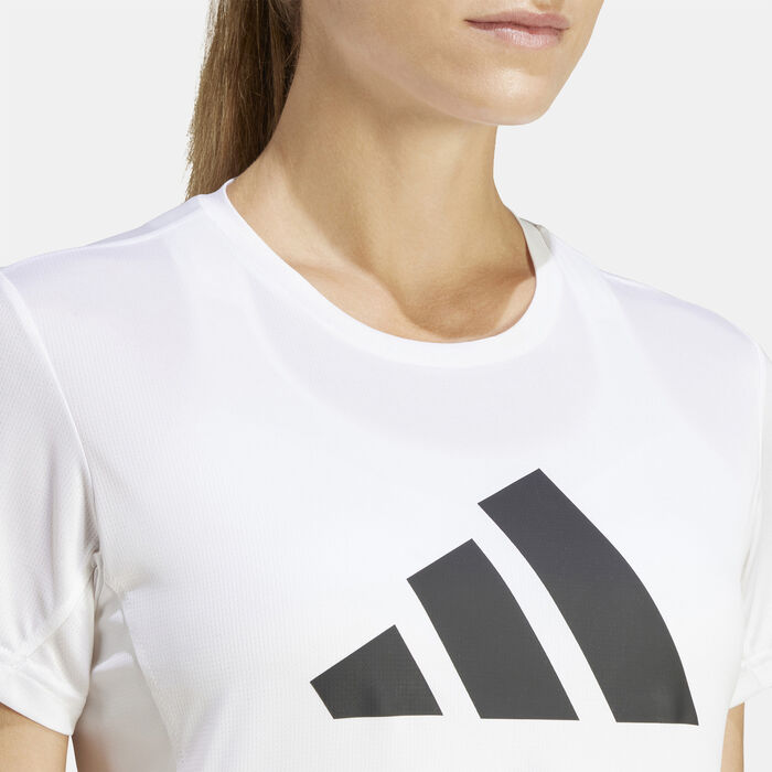 adidas Women's Run It T-Shirt White adidas Women's Run It T-Shirt White image number 3