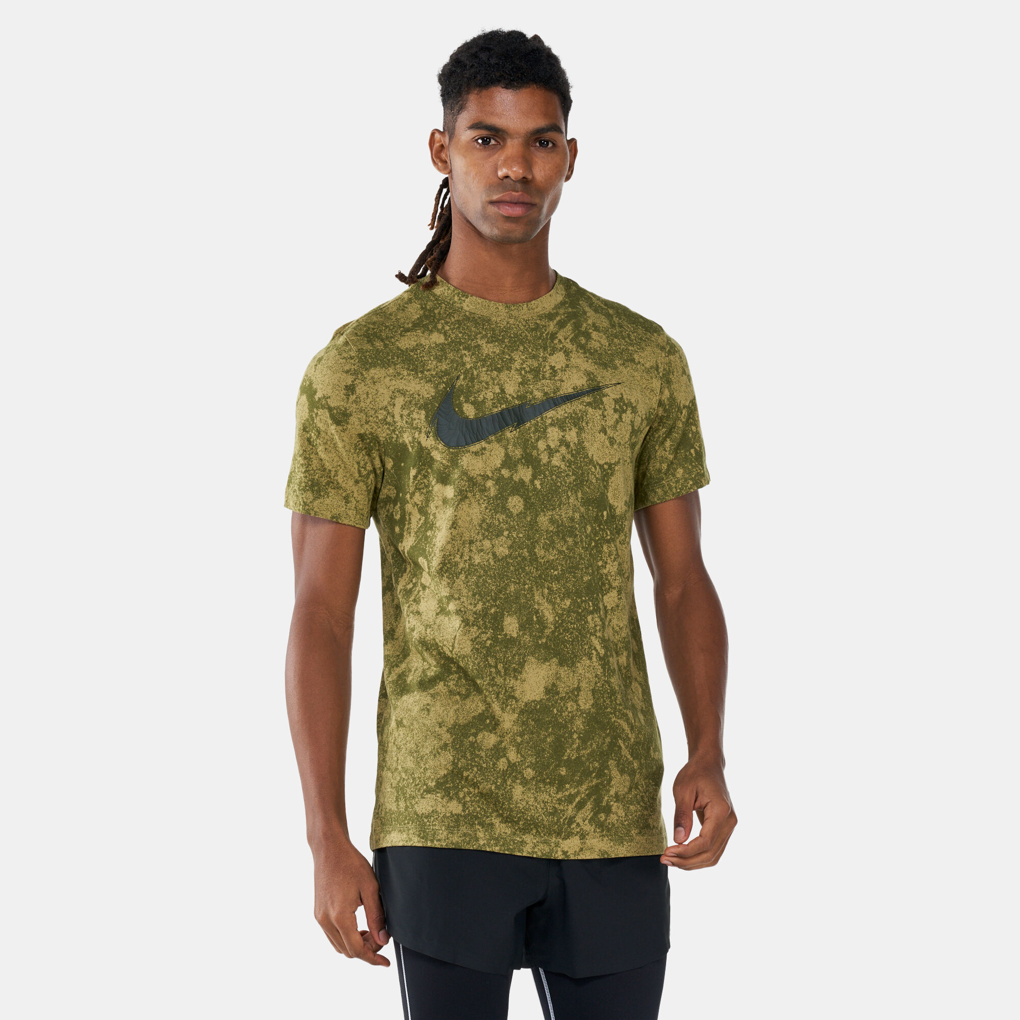 Men s Dri FIT Training T Shirt Green Nike in KSA SSS