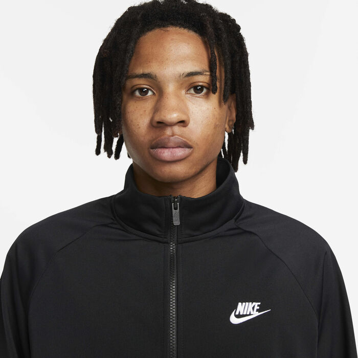 Nike Men's Club Poly-Knit Tracksuit Black Nike Men's Club Poly-Knit Tracksuit Black image number 2