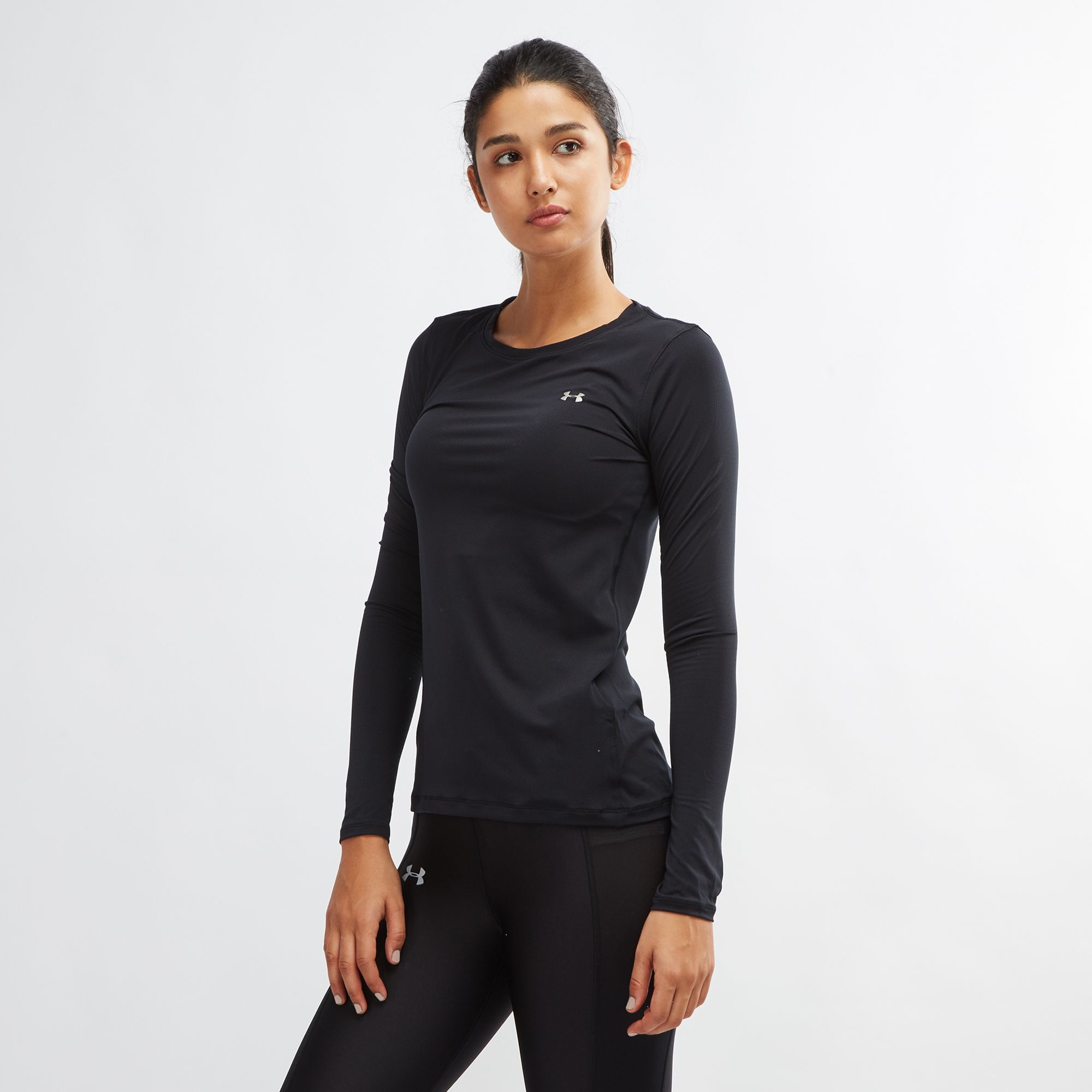 Under armour women's heatgear armour long sleeve shirt sales