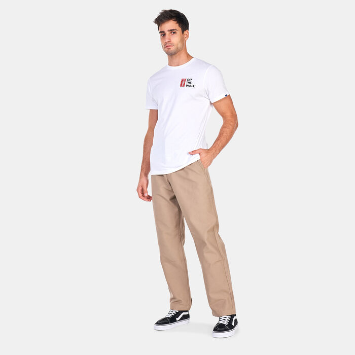 Vans Men's Authentic Chino Relaxed Tapered Pants Beige Vans Men's Authentic Chino Relaxed Tapered Pants Beige image number 2