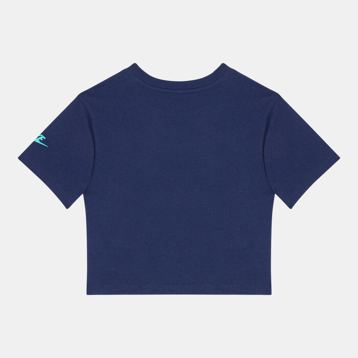 Nike Kids Solarized T-Shirt Blue Nike Kids Solarized T-Shirt Blue image number 1