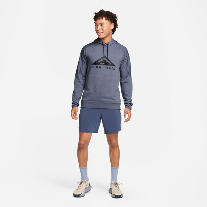 Nike Men's Trail Magic Hour Dri-FIT Running Hoodie Grey Nike Men's Trail Magic Hour Dri-FIT Running Hoodie Grey image number 2