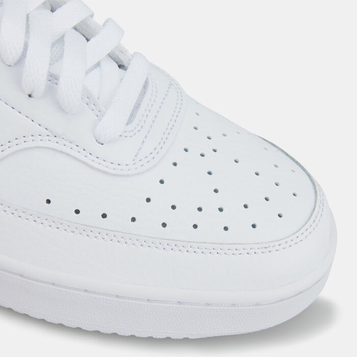 Nike Women's Court Vision Mid Shoes White Nike Women's Court Vision Mid Shoes White image number 4