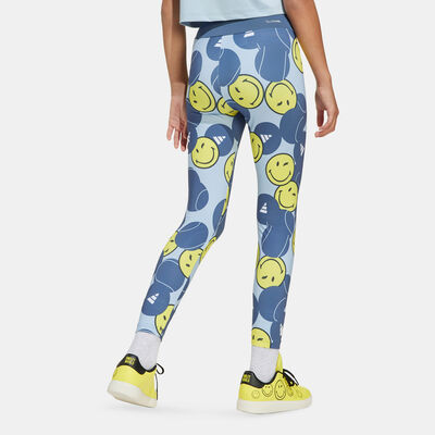 adidas Kids' Smileyworld Training Leggings Blue