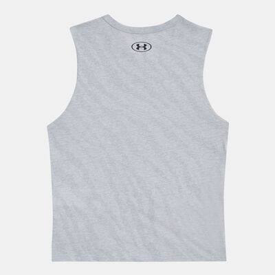 Under Armour Kids' Project Rock Show Your Bull Tank Top Grey Under Armour Kids' Project Rock Show Your Bull Tank Top Grey