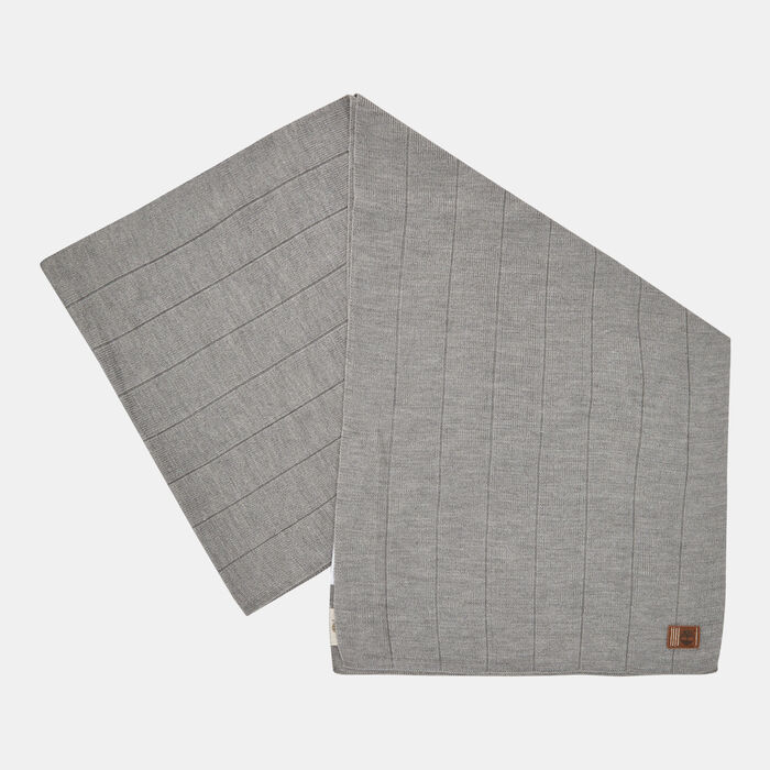 Men's Heathered Ribbed Scarf Men's Heathered Ribbed Scarf image number 0