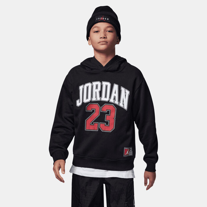 Jordan Kids' Fleece Hoodie Black image number 0