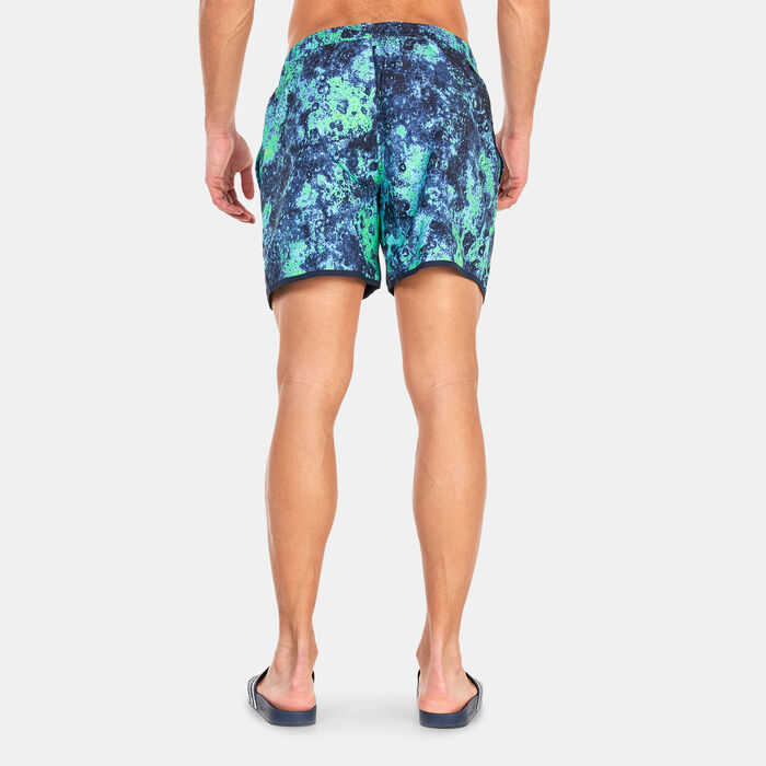 adidas Men’s Short Length Melting Salt Reversible Clx Swim Shorts Blue adidas Men’s Short Length Melting Salt Reversible Clx Swim Shorts Blue image number 1