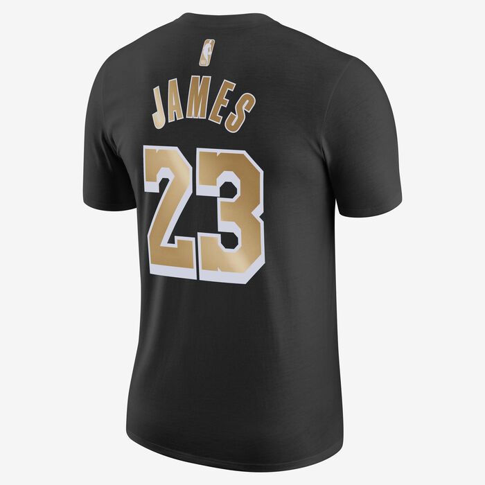 Nike Men's NBA LeBron James Select Series T-Shirt Black Nike Men's NBA LeBron James Select Series T-Shirt Black image number 1