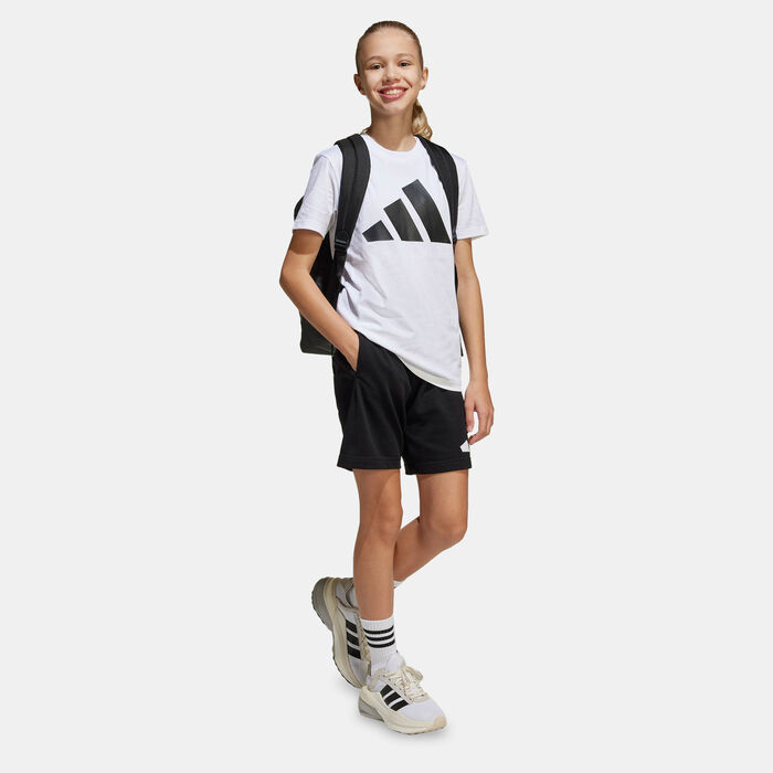 adidas Kids' Essentials T-Shirt And Shorts Set White image number 2