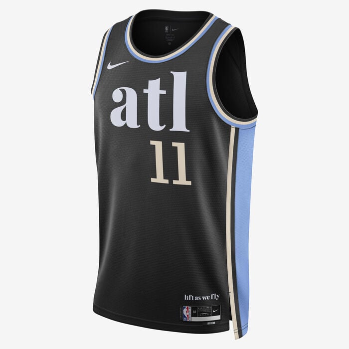 Nike Men's NBA Trae Young Atlanta Hawks City Edition 2023/24 Dri-FIT Swingman Jersey Black Nike Men's NBA Trae Young Atlanta Hawks City Edition 2023/24 Dri-FIT Swingman Jersey Black image number 0