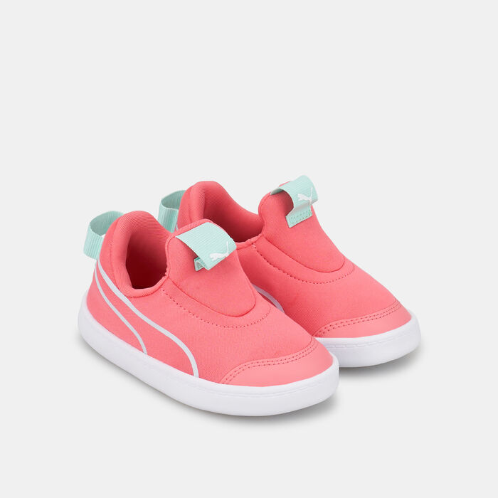PUMA Kids' Courtflex V2 Slip-On Shoe (Baby and Toddler) Red PUMA Kids' Courtflex V2 Slip-On Shoe (Baby and Toddler) Red image number 1