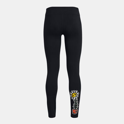 Under Armour Kids' Motion Graphic Training Leggings Black Under Armour Kids' Motion Graphic Training Leggings Black