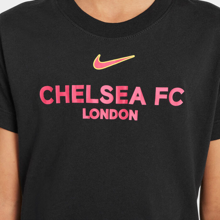 Nike Kids' Chelsea Football T-Shirt Black Nike Kids' Chelsea Football T-Shirt Black image number 3