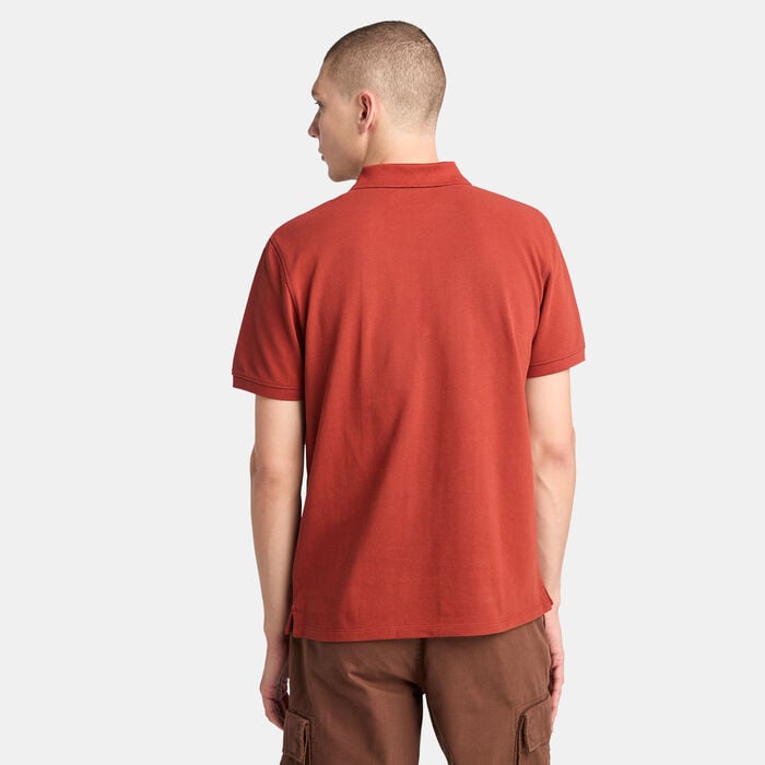 Timberland Men's MILLERS RIVER Polo Shirt Orange Timberland Men's MILLERS RIVER Polo Shirt Orange image number 1