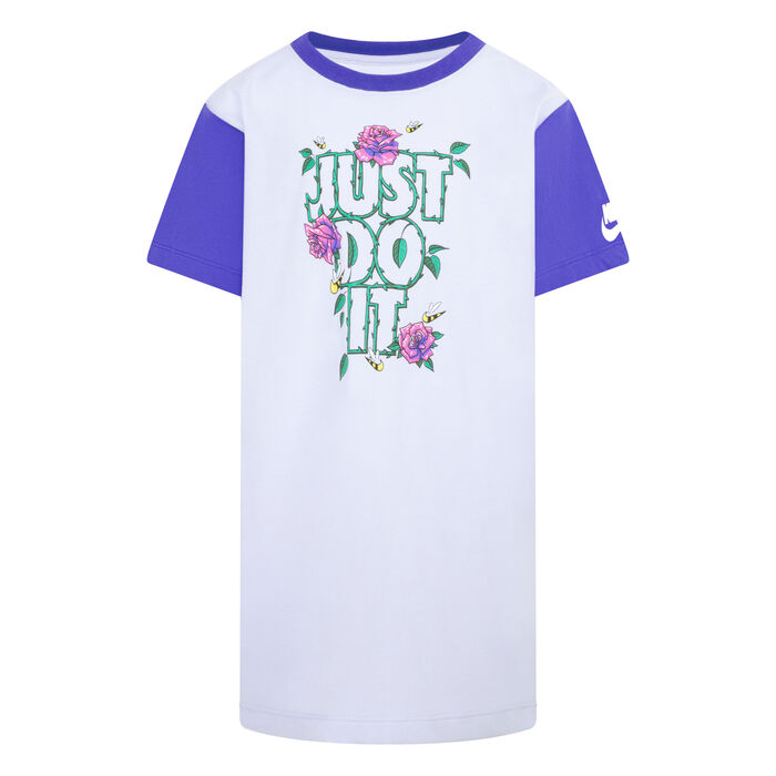 Nike Kids' Graphic T-Shirt Dress Grey Nike Kids' Graphic T-Shirt Dress Grey image number 0