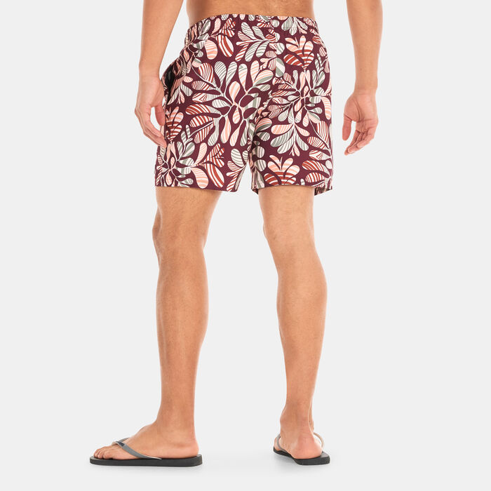Speedo Men's Printed Leisure 16 Swimming Shorts Red image number 1