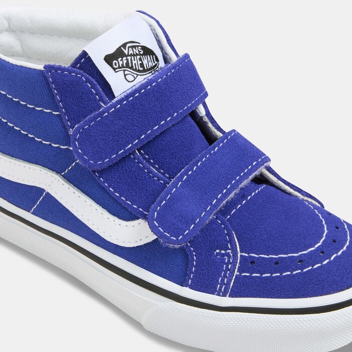 Vans Kids' Sk8-Mid Reissue Velcro Unisex Shoes (Younger Kids) White Vans Kids' Sk8-Mid Reissue Velcro Unisex Shoes (Younger Kids) White image number 3