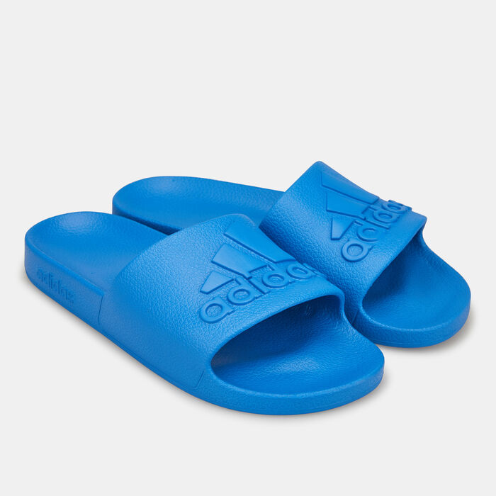 adidas Men's Adilette Aqua Slides Blue image number 0