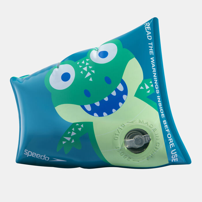 Speedo Kids' Sea Squad Printed Swimming Armbands Green image number 0