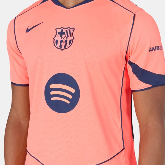 Nike Men's FC Barcelona Football Top Orange image number 3