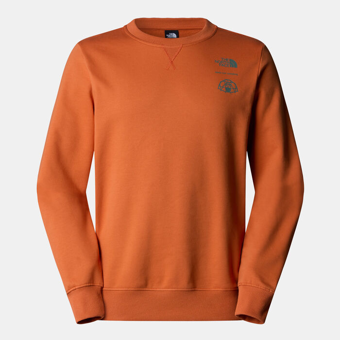 The North Face Men’s Outdoor Graphic Sweatshirt Brown The North Face Men’s Outdoor Graphic Sweatshirt Brown image number 0