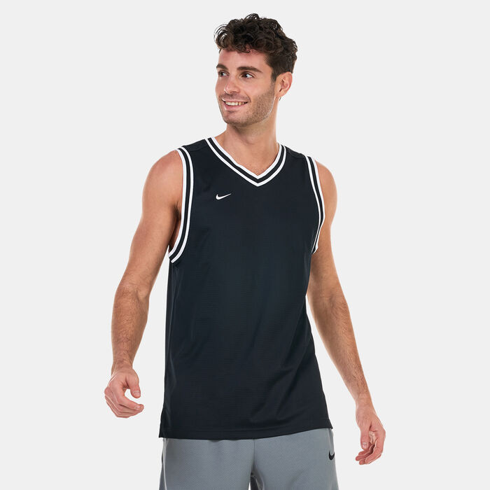 Nike Men's DNA Dri-FIT Basketball Jersey Black image number 0
