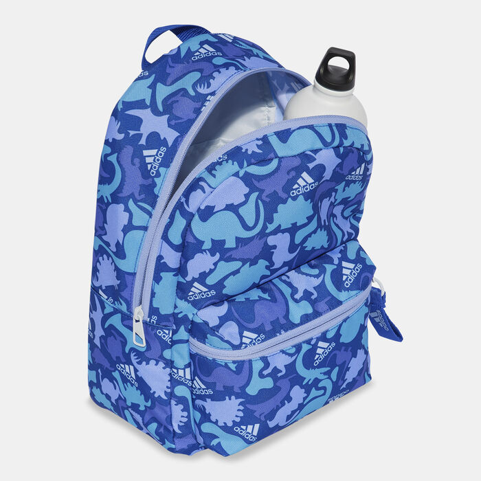adidas Kids' Printed Backpack Blue adidas Kids' Printed Backpack Blue image number 3